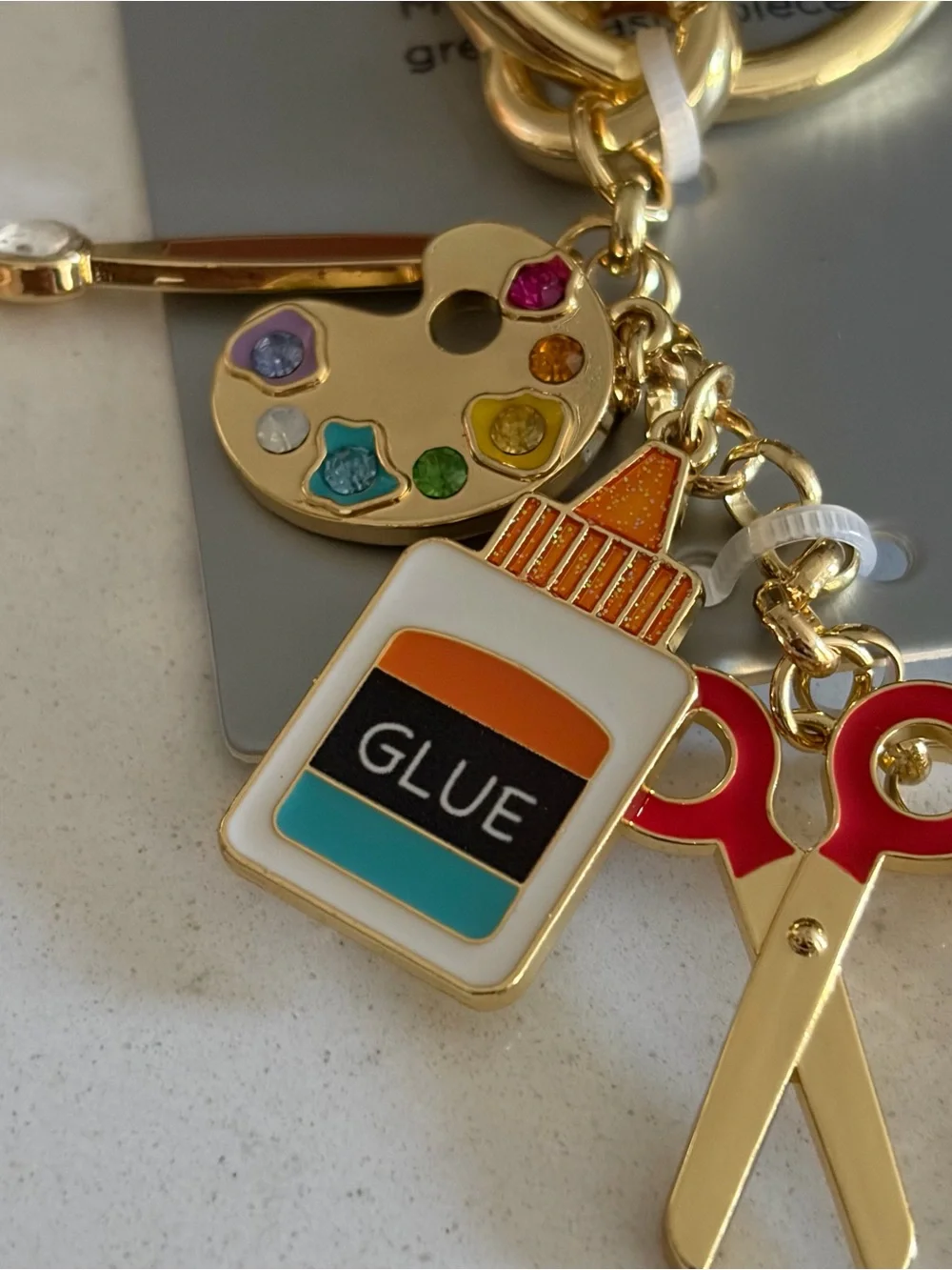 SugarFix by BaubleBar School Craft Tool Charms Keychain